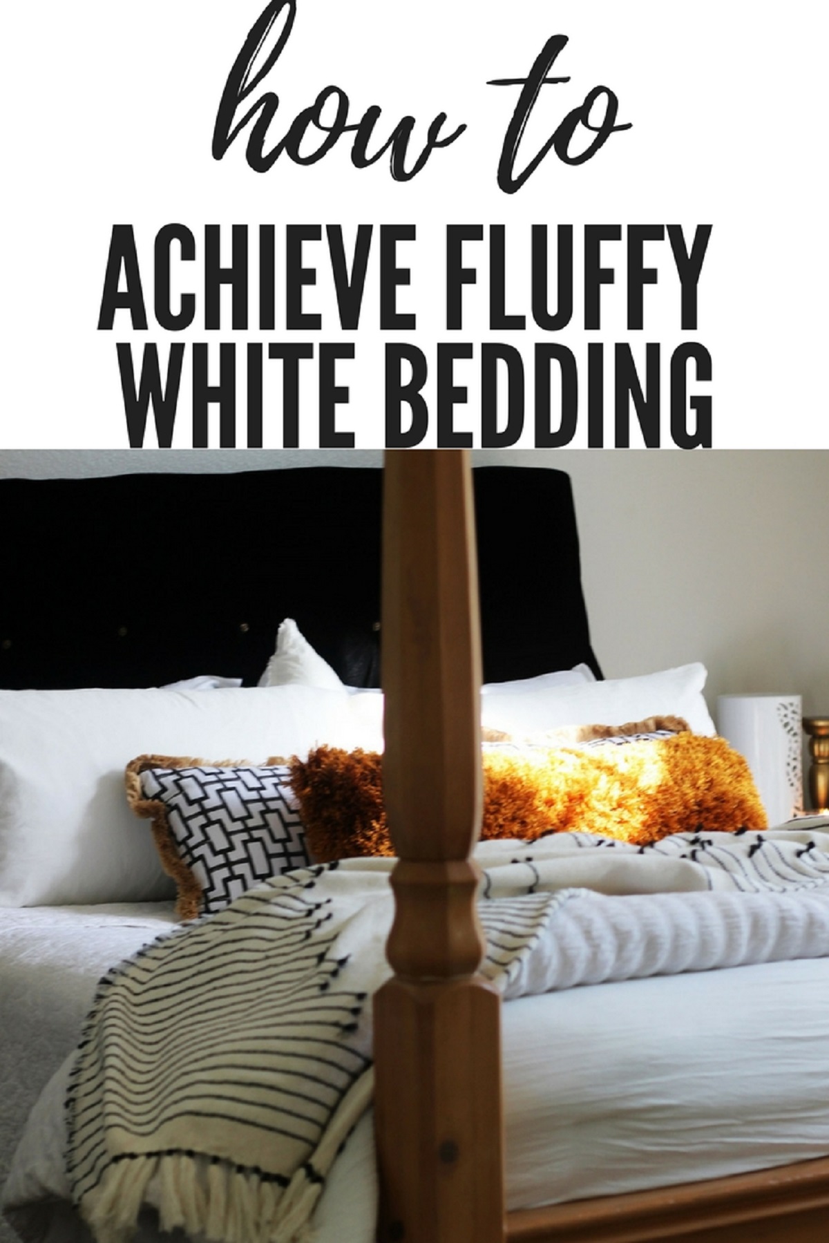 white fluffy pillows