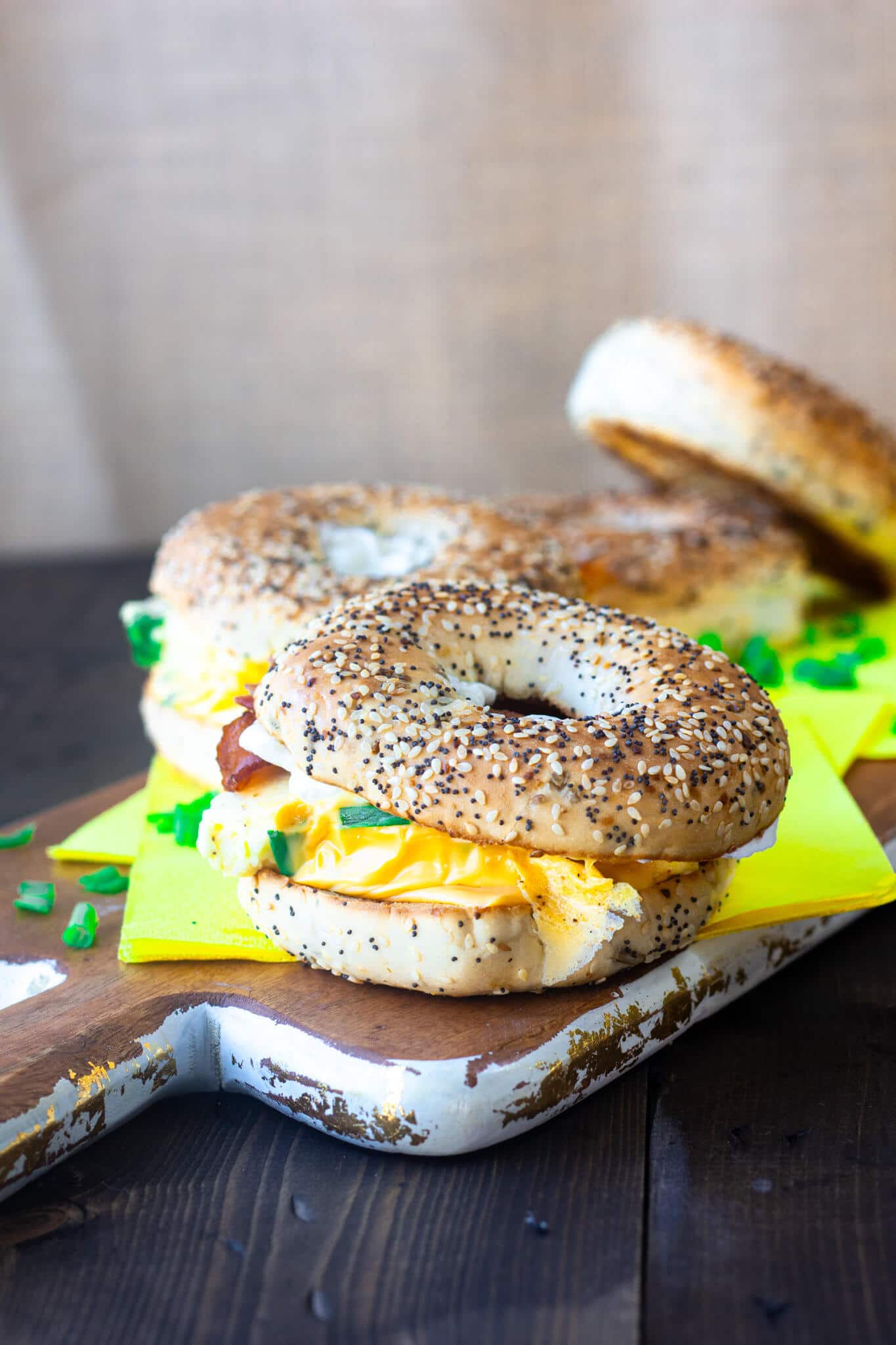 Sunshine Bagels, Using Thomas’® Everything Bagels