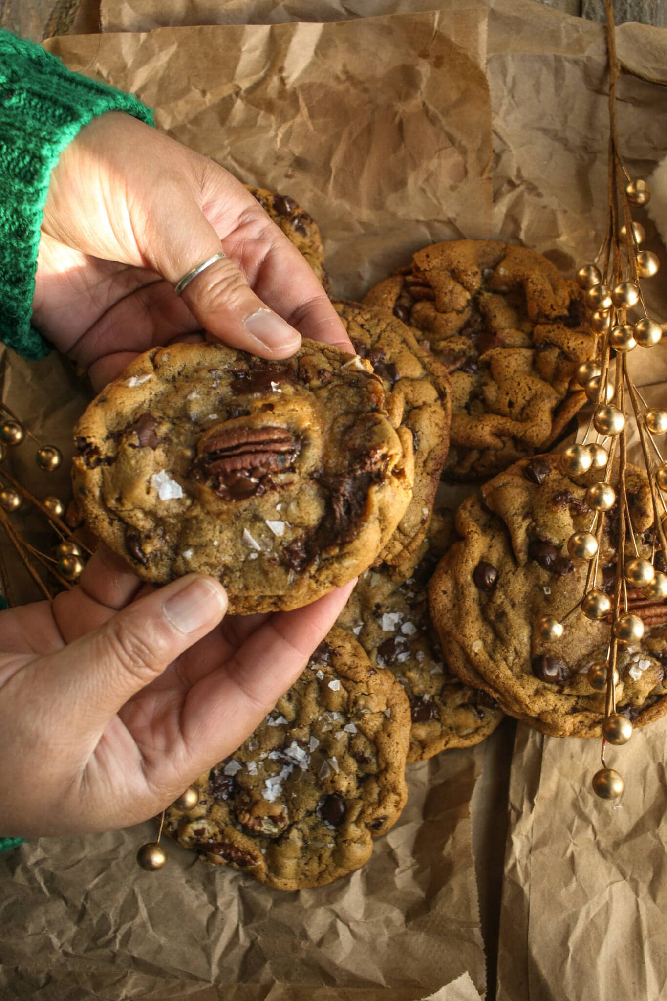 Brown Butter Pecan Chocolate Chunk Cookies