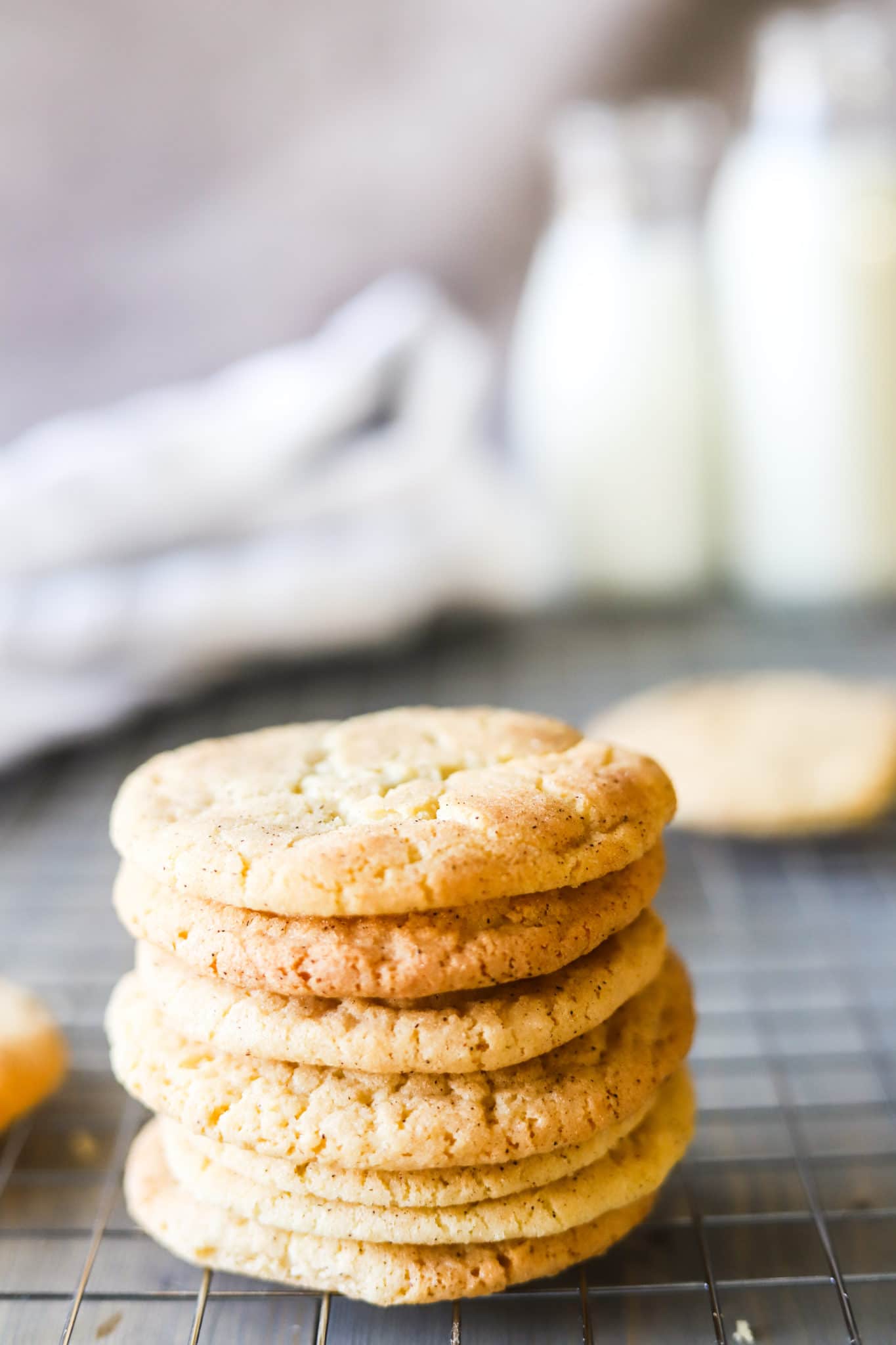 A stack of Snickerdoodle Cookies