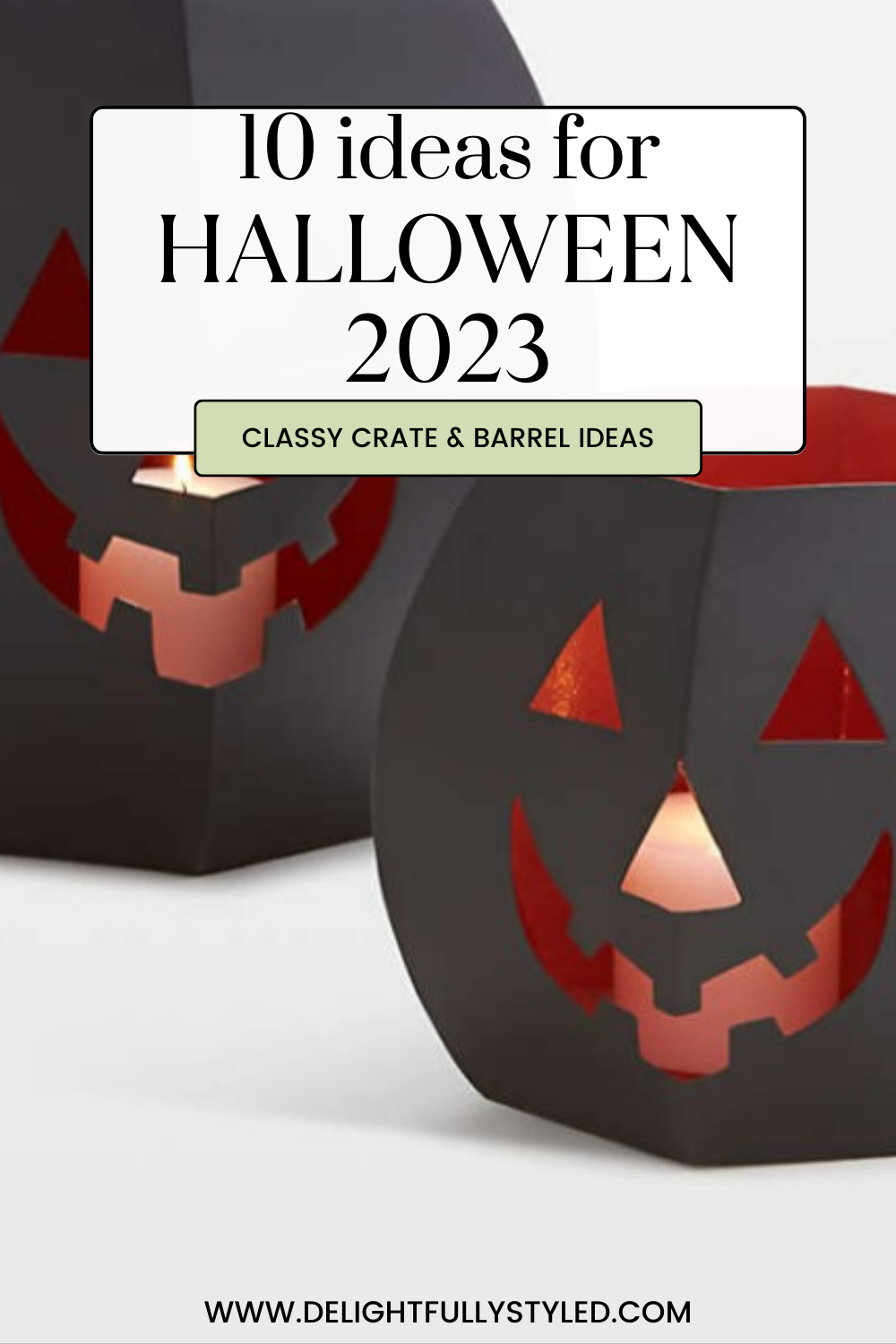 Crate & Barrel Halloween Decor Ideas