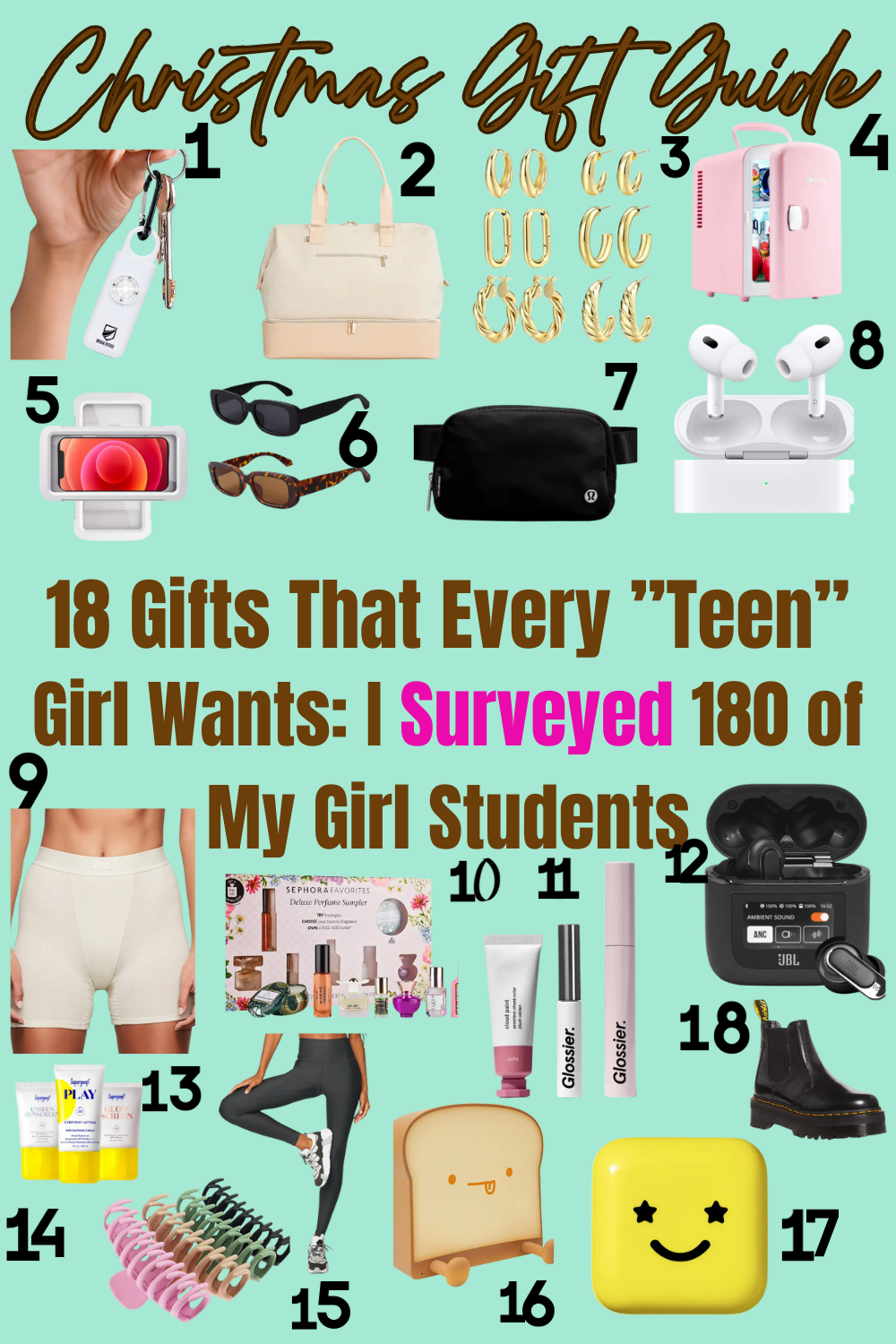 Teenage Girl Gifts (2023 Edition) - Thriving Home  Teenage girl gifts, Girls  gift guide, Christmas gifts for teen girls