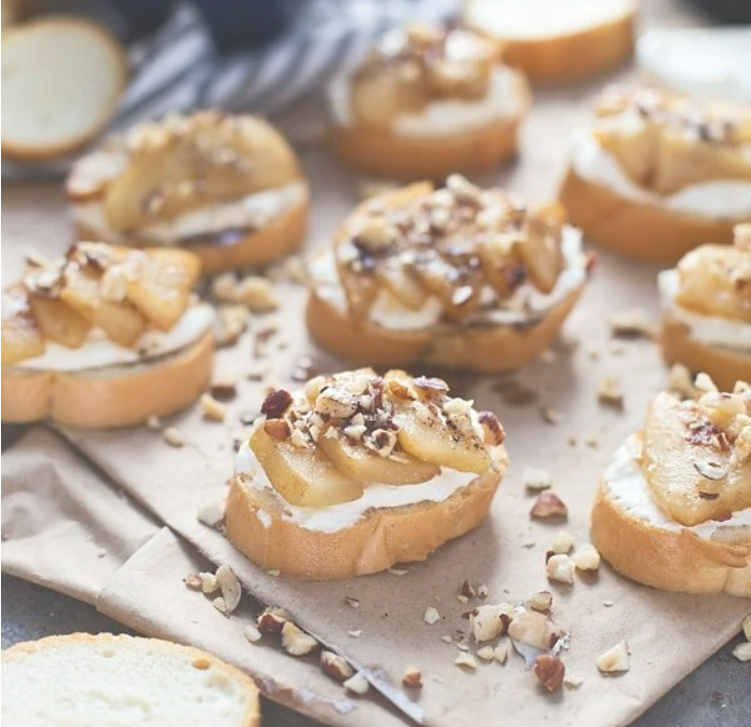 pear-crostini