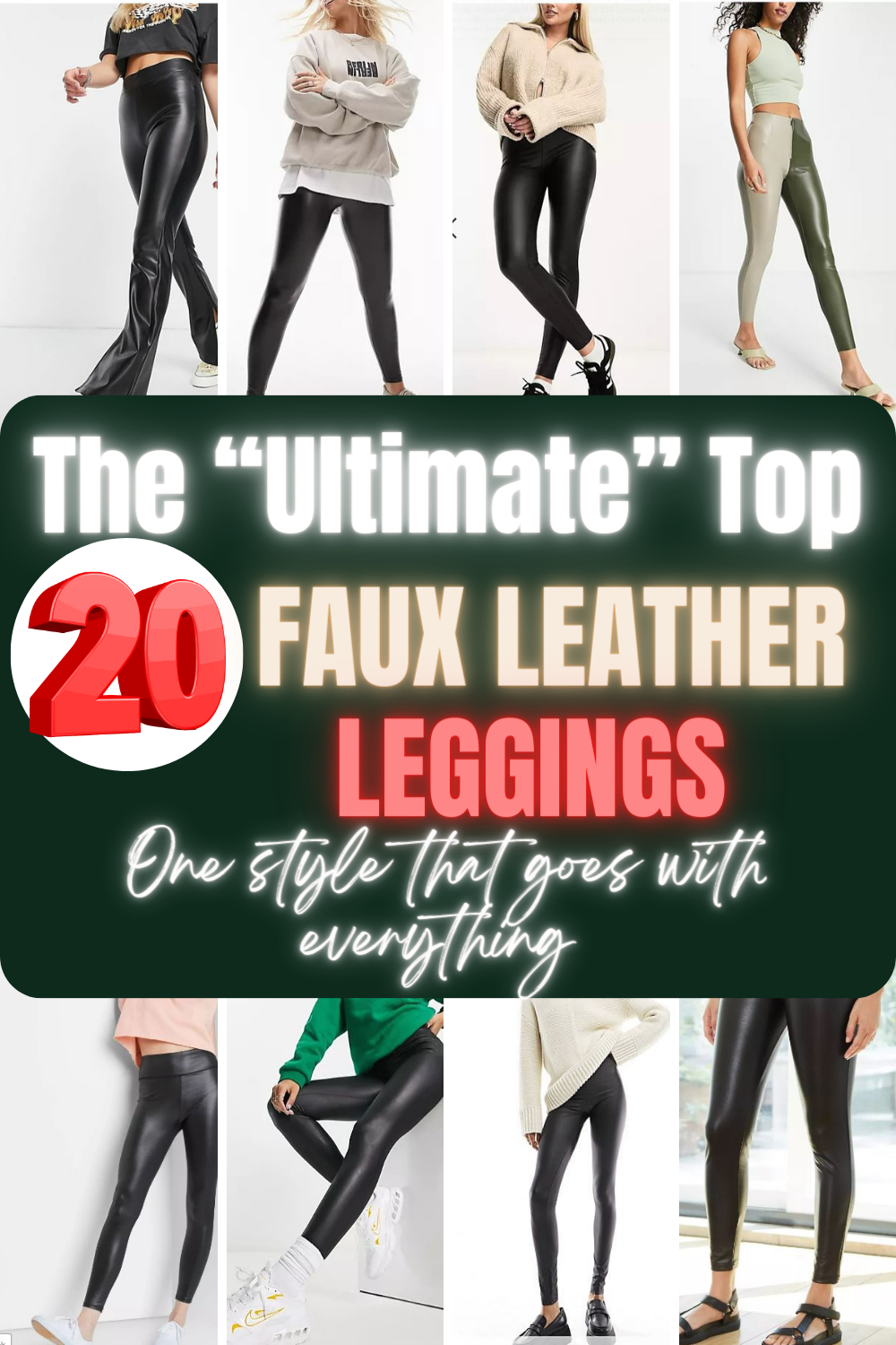 18 Best Faux Leather Leggings of 2020