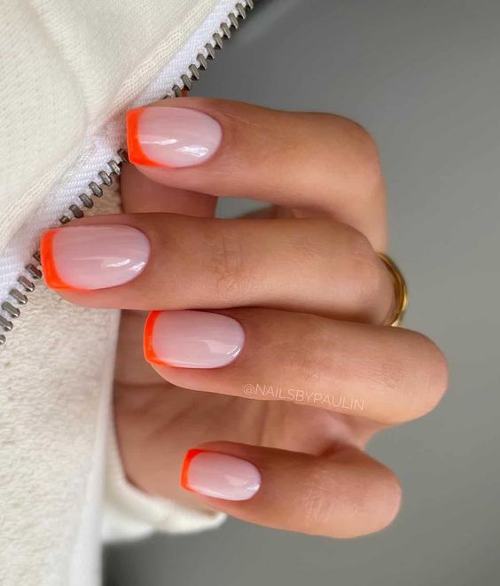 Sophisticated French Tips With a Twist