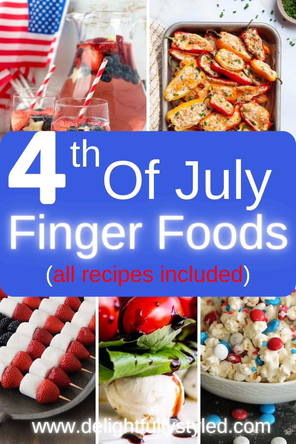 4th-of-july-finger-foods - Delightfully Styled