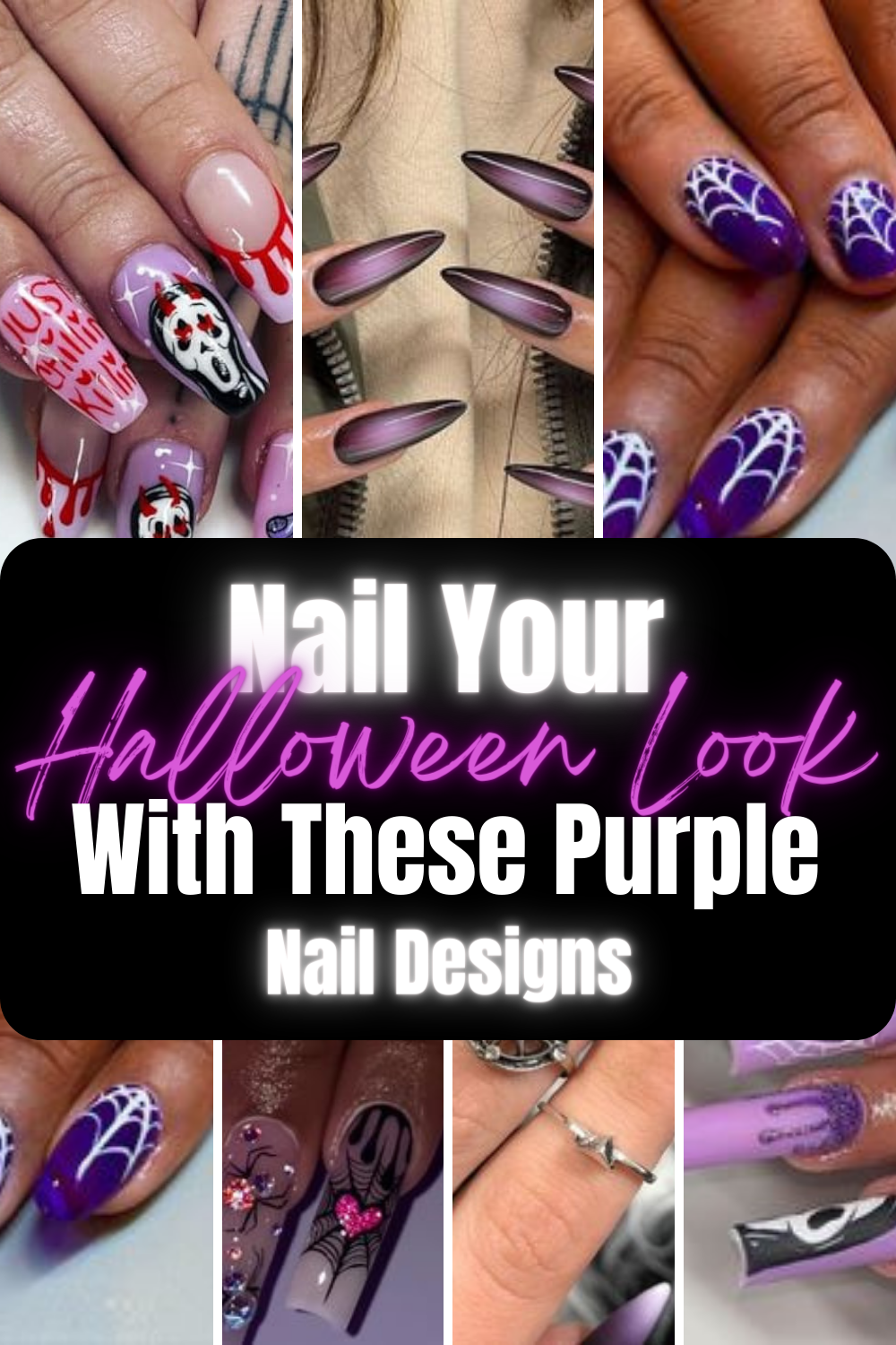 purple-Halloween-nail-designs